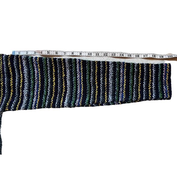 Vel Mex Hoodie Textured Black Multicolor Pull Over - Picture 12 of 15